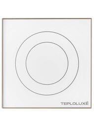 Терморегулятор ТЕПЛОЛЮКС Solus Zen Wi-Fi, программируемый, сенсорный, белый/золото 100000379300