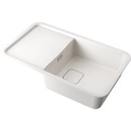 Мойка Omoikiri TASOGARE 86-PA (860х510210) врезная, артгранит, цвет пастила 4993457