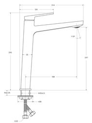 ��������� ��� �������� BelBagno ARDENTE-LMC-CRM-W0 �������������, ������� ����� 237��, ����