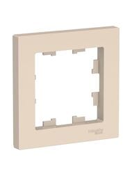 Рамка Systeme Electric ATLASDESIGN 1 пост бежевый ATN000201