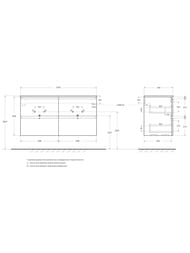 ����� ��� �������� BelBagno UNO 1200x455x608 ���������, 4 �����, ������� ������� UNO-1200-4C-SO-�O