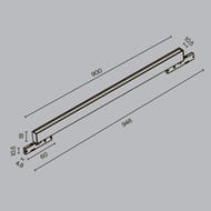�������� ���������� Maytoni Basis Levity (����� ������) TR192-1-21W2.7K-B 2700� 21�� 100�, IP20, ������