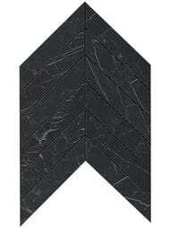 Мозаика Atlas Concorde Marvel Nero Marquina Chevron Wall (250х305) черная, 9SCN (кв.м.) — миниатюра 1