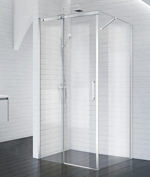 Душевой уголок BelBagno Acqua (984-1014x985-1000x1950) A-1-100-C-Cr прямоуг., сткло прозр/хром
