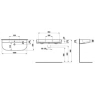 �������� Laufen SONAR 810347 (1000�420�150) � ���������� ��� ���������, ����� 8.1034.7.000.104.1