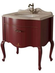 Тумба под раковину Caprigo Бурже 80 rossa vino 800х985х593 под столешницу 11021-019