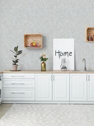 Обои виниловые на флизелине Grandeco Anastasia A55106 (1,06х10,05) штукатурка, серые (рул.)