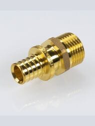 Соединитель VALTEC, аксиальный, 32х1"Н, латунь CW614N, VTm.401.G.003206