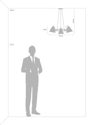 ��������� ���������� Freya Falke (���) FR8001PL-03WG, IP20,�����