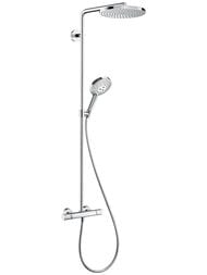Душевая система Hansgrohe Raindance Select S 240мм 1 тип струи, Showerpipe с термостатом 27633000 — миниатюра 1