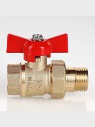 Кран шар.VALTEC СТАНДАРТ с полусгоном 3/4", вн.-нар. (PN40) VT.127.GN.05 — изображение 9