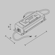 ���� ������� Maytoni Parity (������) TRA130DR-200W 48�, 200��, �����, IP65