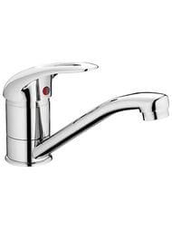 Смеситель Ledeme H02-B для кухни, однозахватный, поворотный излив, хром L4502-B