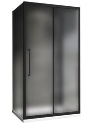 Душевой уголок ABBER Schwarzer Diamant AG30130BMH-S90BM (1300х900х1950) стекло 6 мм,мат./черн