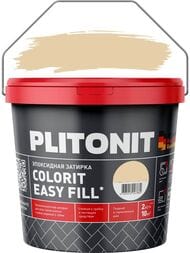 Затирка эпоксидная PLITONIT Colorit EasyFill  ванильный, 2 кг
