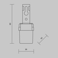 ������ ������������ Maytoni Lighting control SL-01, 1200��, �����
