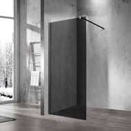 Душевая перегородка Vincea Walk in 1000x2000 VSW-1H100CGB   черный матовый — миниатюра 1