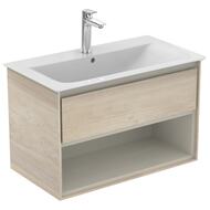 Тумба подвесная Ideal Standard CONNECT AIR 800х517х440 1 ящик, коричневое дерево E0827UK