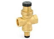Редуктор давления Uni-Fitt Compact 1/2"В латунный, с отверстием под радиальный манометр 202G2140 — миниатюра 1