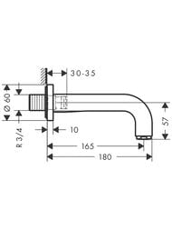 ����� Axor Citterio 39410 ��� ����� ���������, ������ 165 ��
