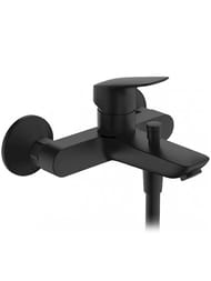 Смеситель Hansgrohe Logis для ванны/душа, настенный, черный матовый 71400670 — миниатюра 1