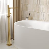 Смеситель WasserKRAFT Schunter 8221 для ванны, однозахватный, матовое золото
