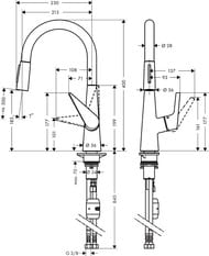��������� Hansgrohe Talis M51 ��� ����� 200 �������� ���������� ����� ���� 72813000