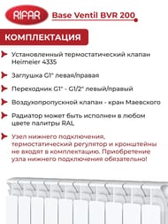 �������� ��������������� Rifar Base Ventil BVR 200 ������ ������ �����������, 10 ������, 1000 ��