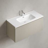 Тумба подвесная SANCOS Snob R 1.0 995х445х406, 1 ящик, доводчик, Beige Soft ,SNR1.0100CE