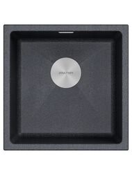 Мойка LUMI 45UNI, IT-GRANIT, LU45-DG, графит, 455х460, подст. мон. Paulmark