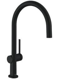 Смеситель Hansgrohe Talis M54 для кухни 220 поворотный излив 1jet черный матовый 72804670 — миниатюра 1