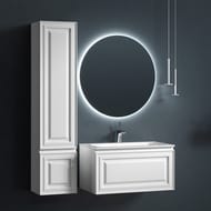 Тумба под раковину SANCOS Very (790х445х406) подвесная, один ящик, Bianco VR80W