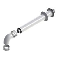 Дымоход коаксиальный для котла D60/100 - 750мм из AL/PPS с трубой дымоудаления тип С43,  3318097
