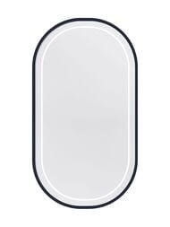 Зеркало Caprigo Контур 550х950х24 овальное, с подсветкой, цвет BLUE lucido M-359S-B078