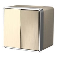 Выключатель двухклавишный влагозащищенный Werkel Gallant W5020210