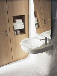 Умывальник медицинский DURAVIT ARCHITEC 575х520х150 намеч. отверстие под смеситель слева 0443580000