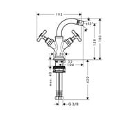 ��������� Axor Montreux 16520820 ��� ���� �������������, ������ ������, ���� ������