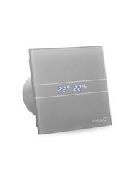 Вентилятор Cata E100 GSTH накладной 115 м3/ч 31 дБ, датчик влажности, таймер отключения, серый
