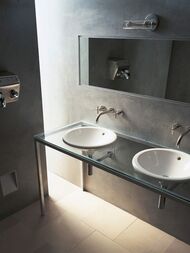 Умывальник встраиваемый сверху DURAVIT ARCHITEC 470х170 перелив 0468470000