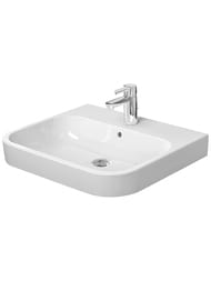 Умывальник Duravit Happy D.2 650х505х170 шлиф., 1 отверстие под смеситель, перелив 2318650027