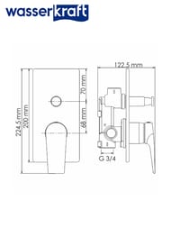 ������� ������� WasserKRAFT Glan �66209 ������������ ���������, ������� � ������ ���, ������ ������