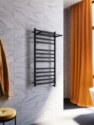 GROTA COMFORT Полотенцесушитель электрический 530x1125 нержавеющая сталь RAL9005