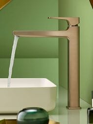 Смеситель Hansgrohe Metropol 32512140  для умывальника, с донным клапаном, 260мм, шлифов бронза