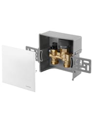 Монтажный набор Oventrop Unibox RTL (57mm) 20-40°C, глухая крышка, белый пластик 1022731