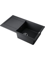 Мойка Omoikiri SAKAIME 78-BL (780х435х230) врезная, тетогранит, черная 4993111