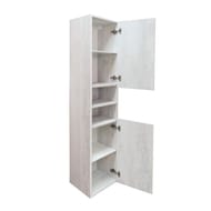 Шкаф-колонна COMFORTY Верона-35 (350х1600х320) подвесной, дуб белый00004137140
