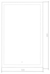 ������� Silver Mirrors Santana (600�800) ���������,��������� �����������, �������� LED-00002286