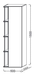 ����� Jacob Delafon TERRACE (500�350�1500) EB1179D-M61 ������, ������ �������