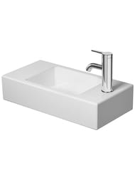 Рукомойник Duravit Vero Air 500х250 1 отверстие под смеситель справа, без перелива 0724500008