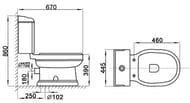 ������-������� Caprigo Borgo 430�680�850 �������������� ������, � ��������, �����/���� 3813